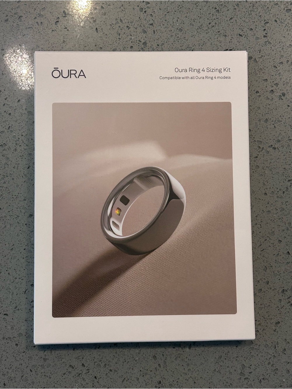 Oura Ring 4 Sizing Kit - White